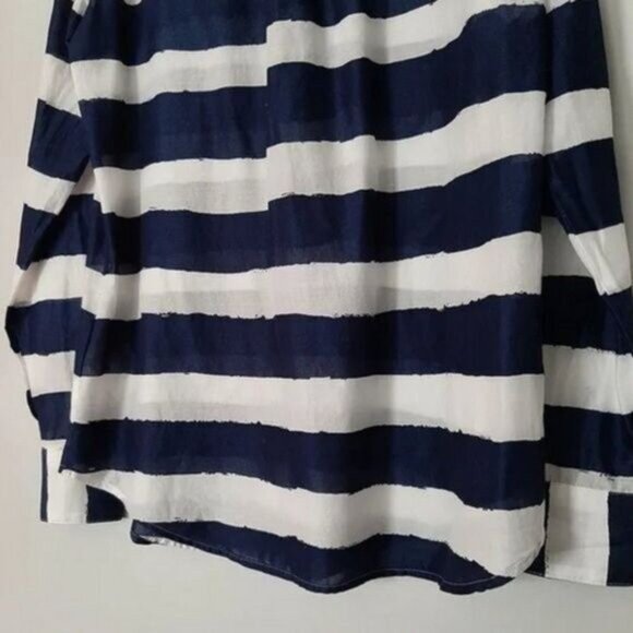 BANANA REPUBLIC Soft-wash Rugby Stripe Shirt Sz S - Picture 11 of 13
